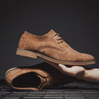 Raphael - Men's Suede Oxford Lace-Up Shoes