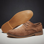 Raphael - Men's Suede Oxford Lace-Up Shoes