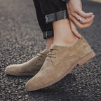 Raphael - Men's Suede Oxford Lace-Up Shoes