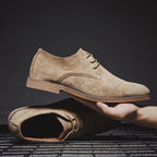 Raphael - Men's Suede Oxford Lace-Up Shoes