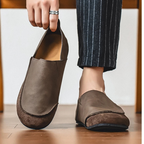 Riley - Men's Suede & Leather Slip-On Loafers