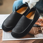 Riley - Men's Suede & Leather Slip-On Loafers