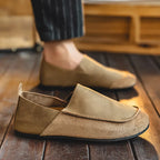 Riley - Men's Suede & Leather Slip-On Loafers