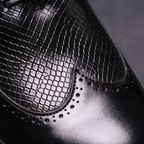 Rodger - Men's Lace-Up Oxfords with Textured Leather