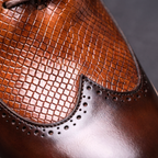 Rodger - Men's Lace-Up Oxfords with Textured Leather