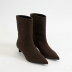 Rosalie - Women's Pointed-Toe Kitten Heel Bootie