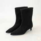 Rosalie - Women's Pointed-Toe Kitten Heel Bootie