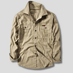 Tobias - Men's Cotton Canvas Cargo Shirt with Chest Pockets