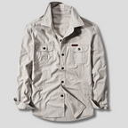 Tobias - Men's Cotton Canvas Cargo Shirt with Chest Pockets