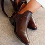 Veda - Women's Pointed-Toe Studded Ankle Boots