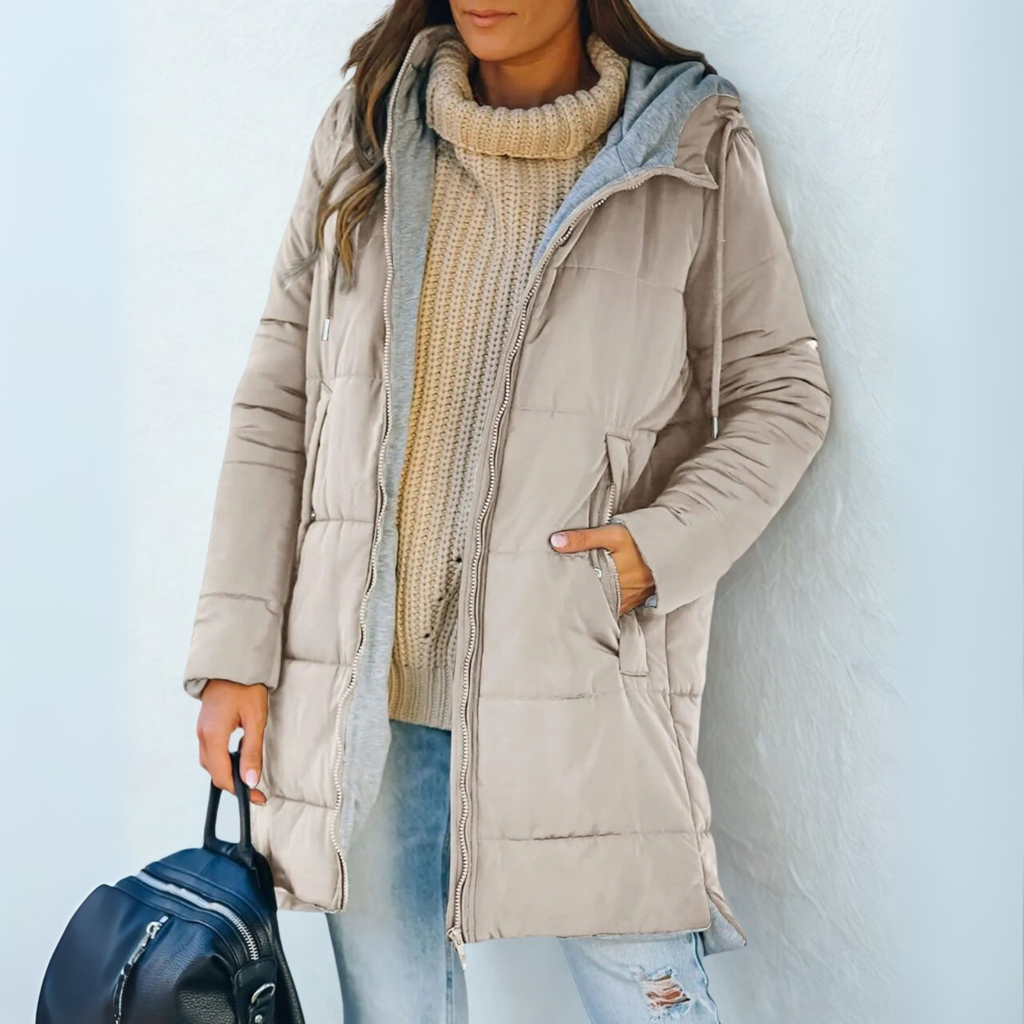 Wendy - Women's Hooded Quilted Down Jacket