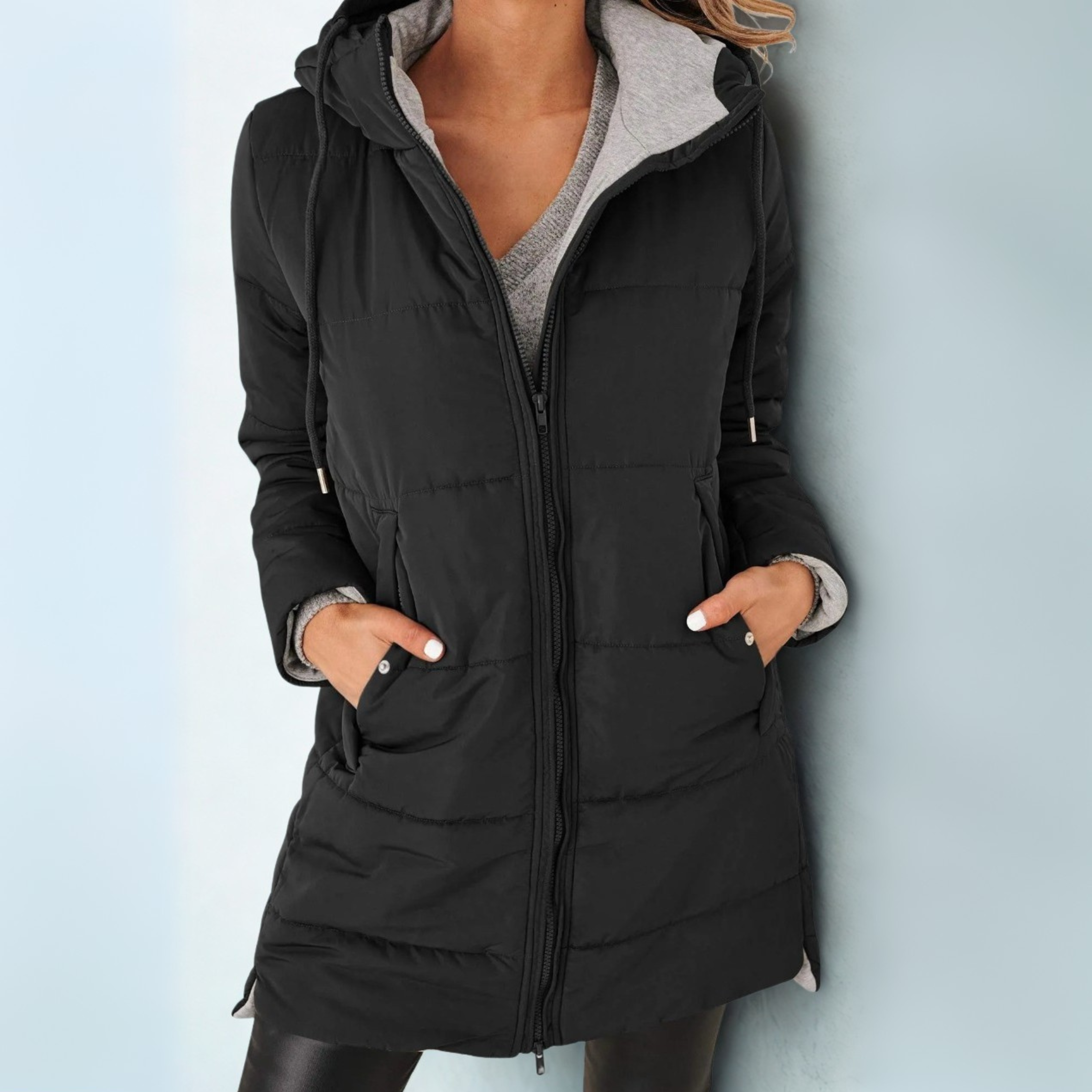 Wendy - Women's Hooded Quilted Down Jacket