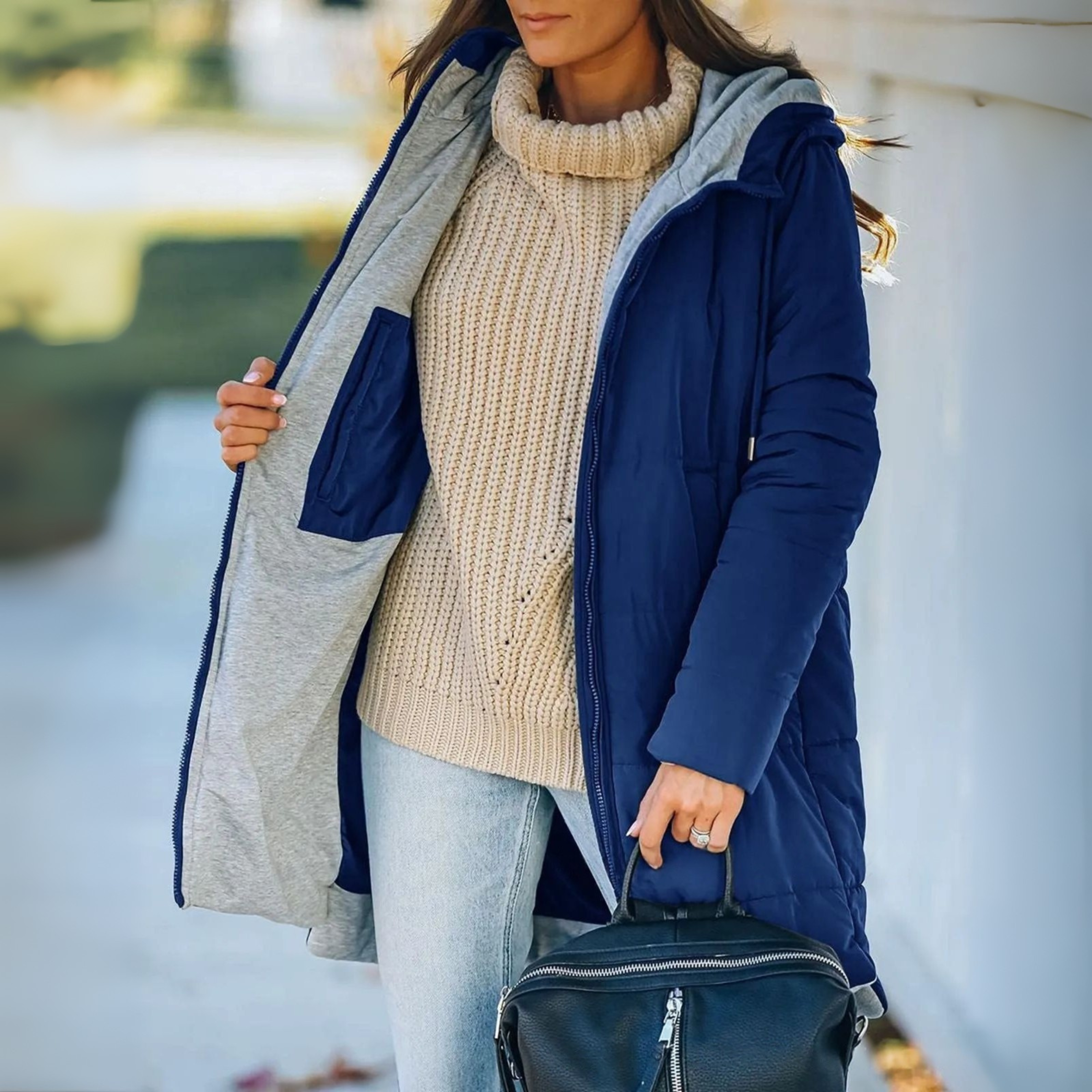 Wendy - Women's Hooded Quilted Down Jacket