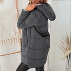 Wendy - Women's Hooded Quilted Down Jacket