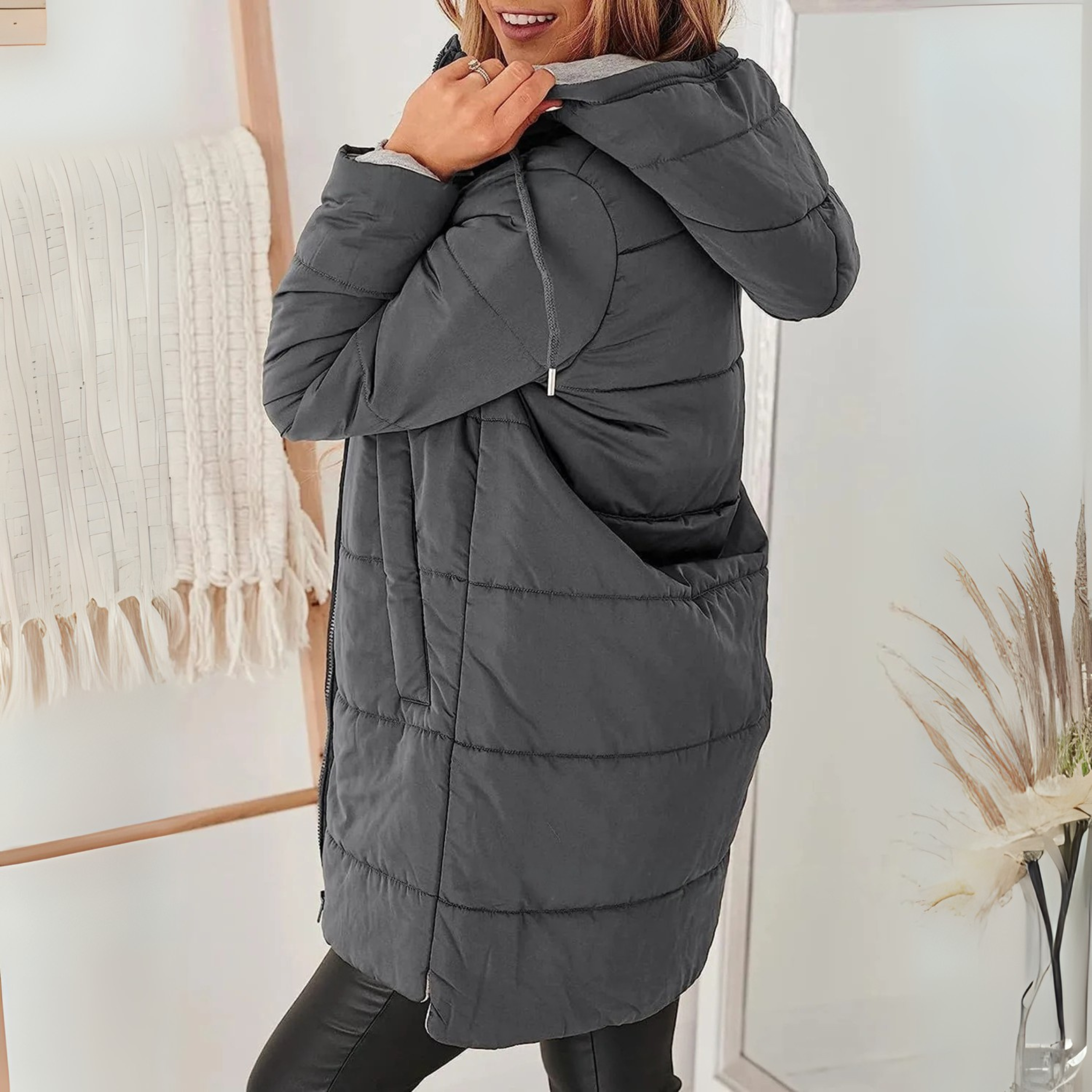 Wendy - Women's Hooded Quilted Down Jacket